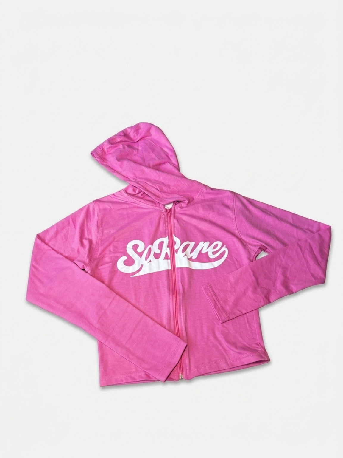 SoRare Signature Zip-Up Short Set - Pink