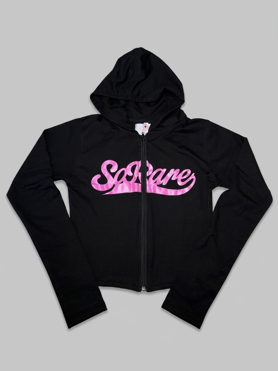 SoRare Signature Zip-Up Short Set - Black
