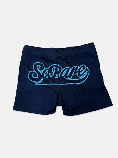 SoRare Signature Zip-Up Short Set - Blue